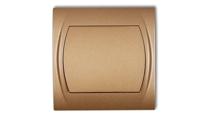 LOGO Przycisk jednobiegunowy złoty metalik 8LWP-4.1