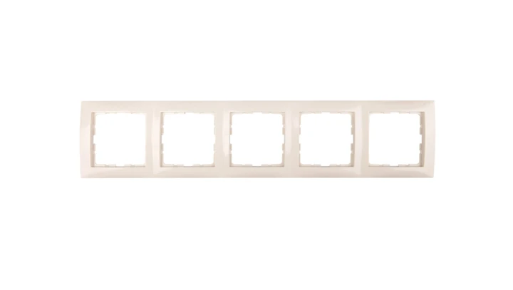 Berker B.Kwadrat Ramka pięciokrotna kremowa 5310158982