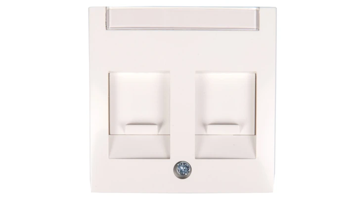 Berker/B.Kwadrat Element centralny podwójny śnieżnobiały 11818989