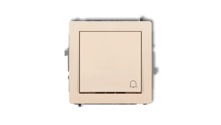 DECO Przycisk /dzwonek/ beżowy 1DWP-4