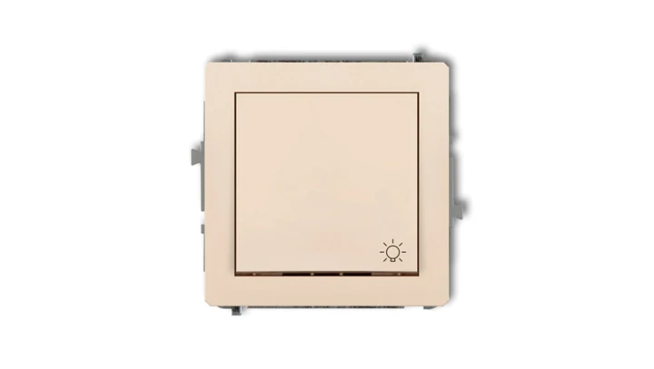 DECO Przycisk /światło/ beżowy 1DWP-5