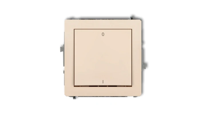 DECO Łącznik dwubiegunowy beżowy 1DWP-9