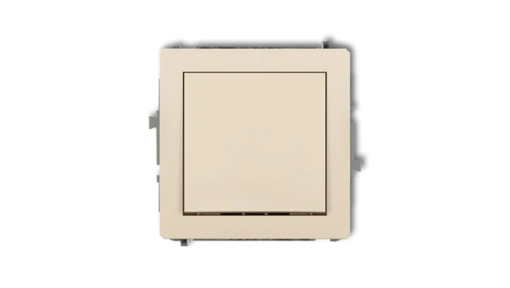 DECO Przycisk jednobiegunowy beżowy 1DWP-4.1
