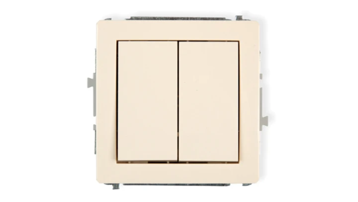 DECO Przycisk świecznikowy beżowy 1DWP-44.1