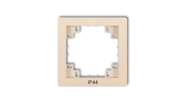 Ramka pośrednia do łączników IP44 beżowy 1DRPH