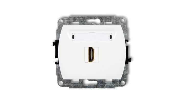 TREND Gniazdo pojedyncze HDMI biały HDMI-1