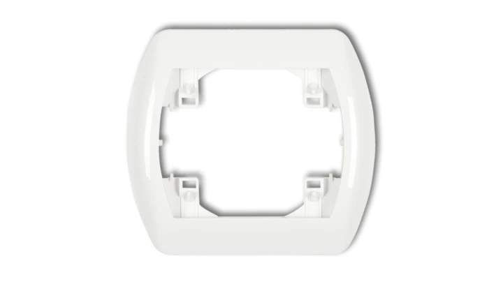 TREND Ramka pozioma pojedyncza biały RH-1