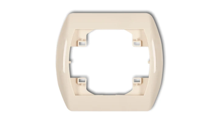 TREND Ramka pozioma pojedyncza beżowy 1RH-1