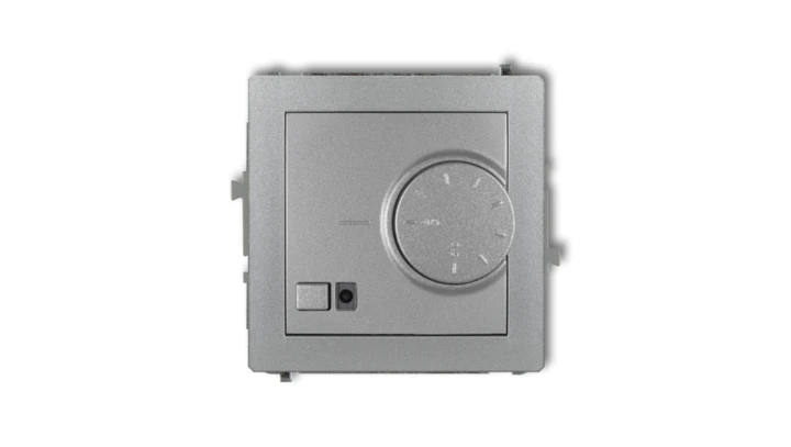 DECO Regulator temperatury elektroniczny z czujnikiem podpodłogowym srebrny metalik 7DRT-1