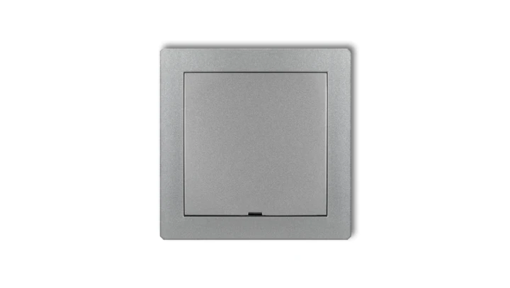 Ramka pośrednia z zaślepką srebrny metalik 7DRPZ