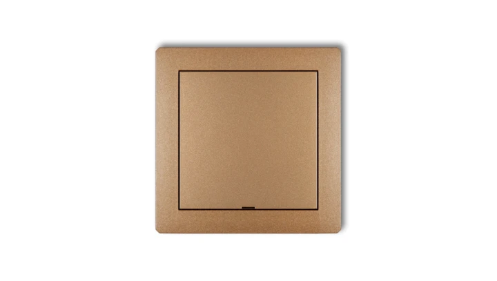 Ramka pośrednia z zaślepką złoty metalik 8DRPZ