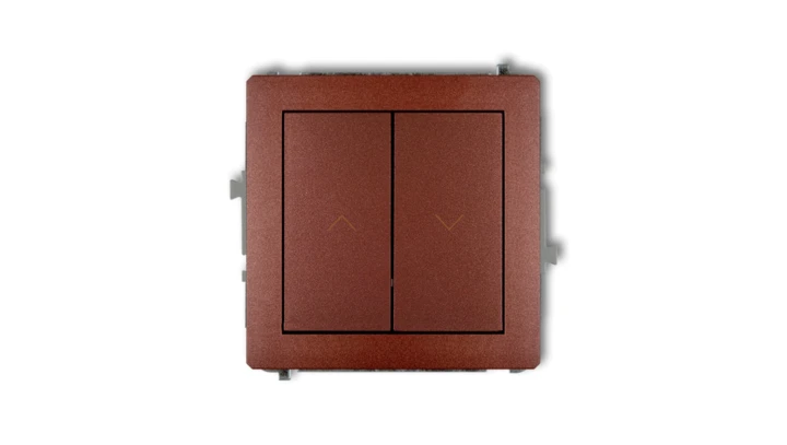 DECO Łącznik żaluzjowy brązowy metalik 9DWP-8