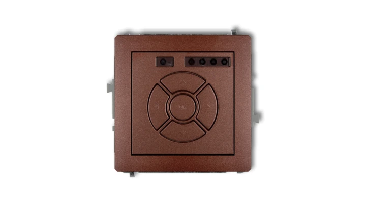 DECO Sterownik roletowy elektroniczny (sterowanie lokalne) brązowy metalik 9DSR-1