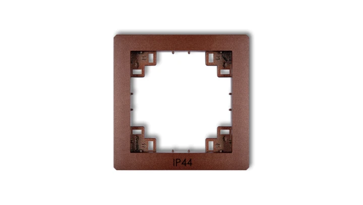 Ramka pośrednia do łączników IP44 brązowy metalik 9DRPH