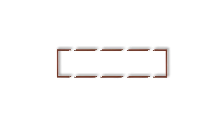 Ramka wypełniająca poczwórna serii DECO brązowy metalik 9DRW-4