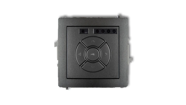 DECO Sterownik roletowy elektroniczny (sterowanie lokalne i pilotem) grafitowy 11DSR-2