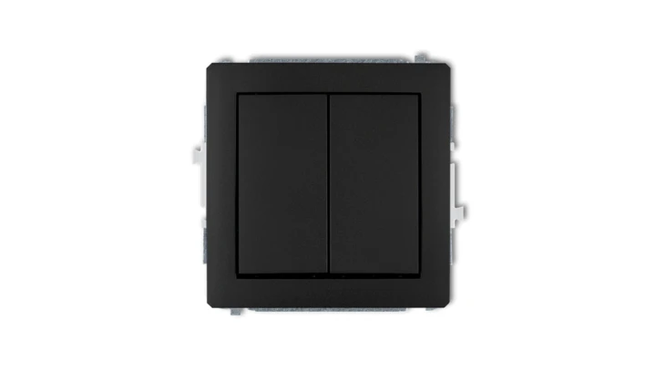 DECO Przycisk świecznikowy czarny mat 12DWP-44.1