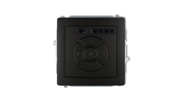 DECO Sterownik roletowy elektroniczny (sterowanie lokalne) czarny mat 12DSR-1