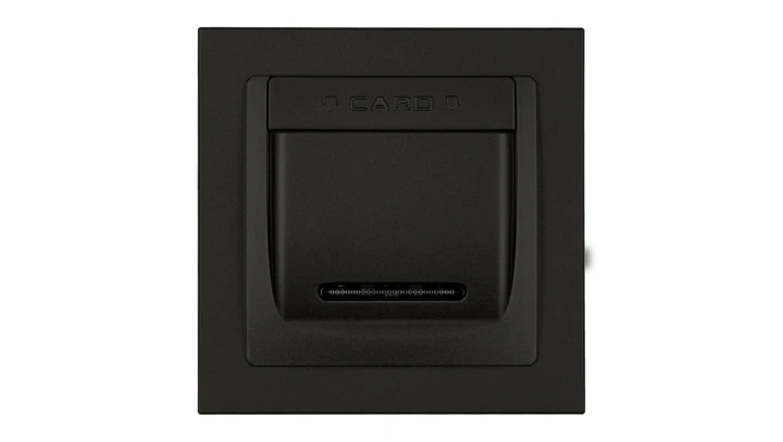 DECO Łącznik hotelowy czarny mat 12DSH-1