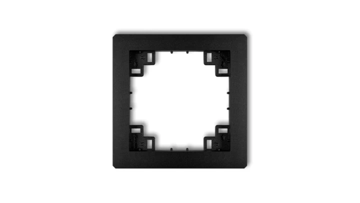 Ramka pośrednia czarny mat 12DRP