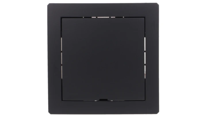 Ramka pośrednia z zaślepką czarny mat 12DRPZ