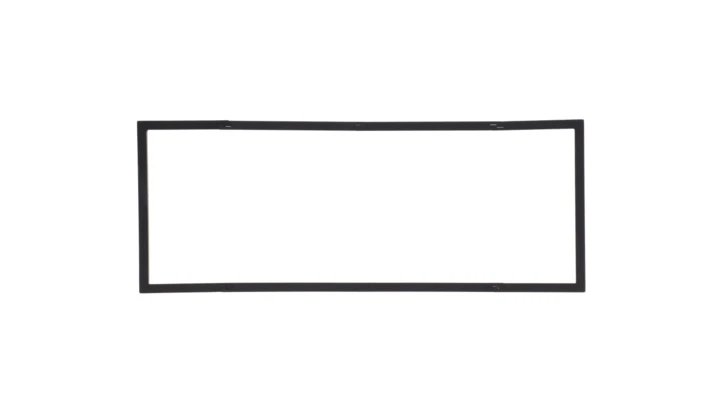 Ramka wypełniająca potrójna serii DECO czarny mat 12DRW-3