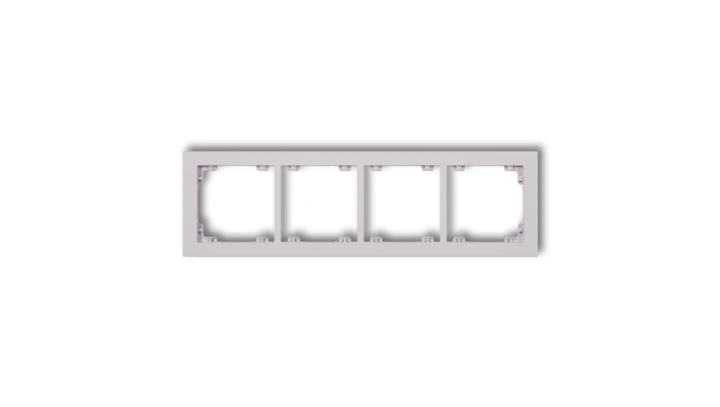 DECO Ramka poczwórna DECO Pastel Matt liliowy 41DR-4