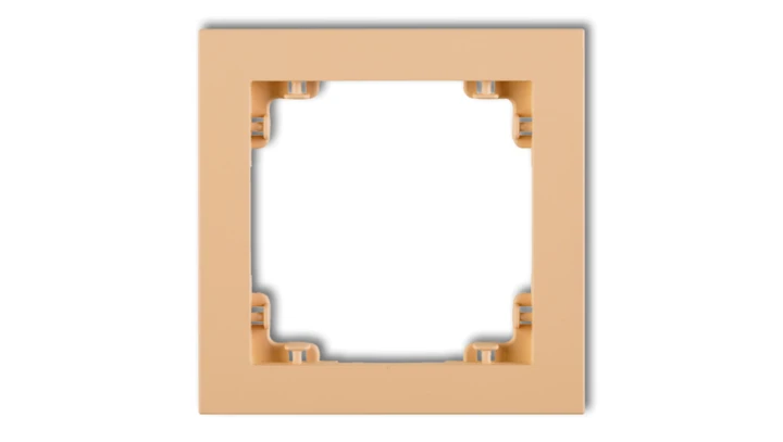 DECO Ramka pojedyncza DECO Pastel Matt brzoskwiniowy 45DR-1
