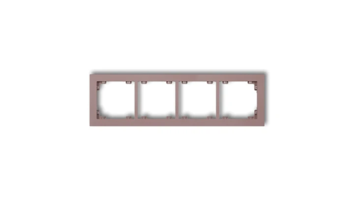 DECO Ramka poczwórna DECO Pastel Matt lawendowy 42DR-4
