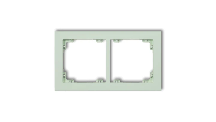 DECO Ramka podwójna DECO Pastel Matt miętowy 46DR-2