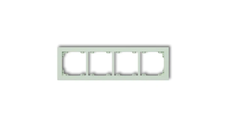 DECO Ramka poczwórna DECO Pastel Matt miętowy 46DR-4