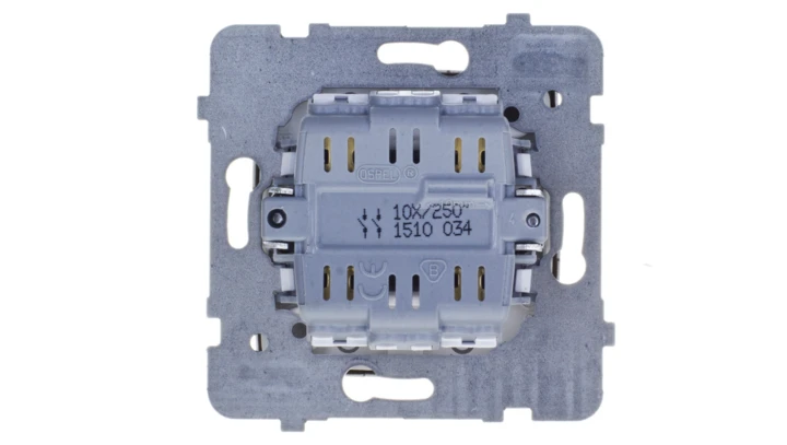 KARO Przycisk podwójny zwierny czekoladowy metalik ŁP-17S/m/40
