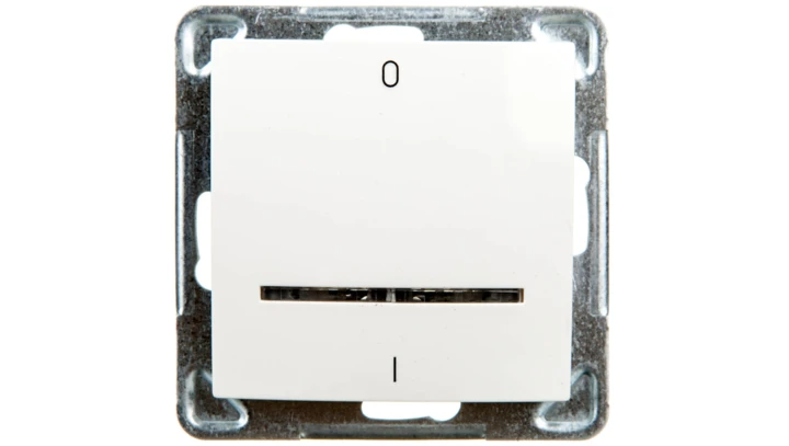 IMPRESJA Łącznik podwójny z podświetleniem ecru ŁP-11YS/m/27