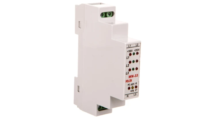 Wskaźnik napięcia 3-fazowy 100-260V AC wielofunkcyjny WN-33