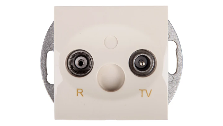 Simon 54 Gniazdo antenowe RD/TV końcowe kremowe DAZ.01/41