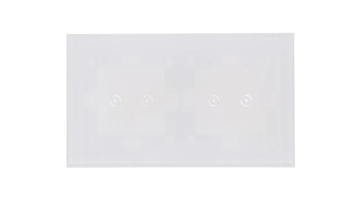 Simon Touch ramki Panel dotykowy S54 Touch, 2 moduły, 2 pola dotykowe poziome + 2 pola dotykowe poziome, biała perła DSTR222/70