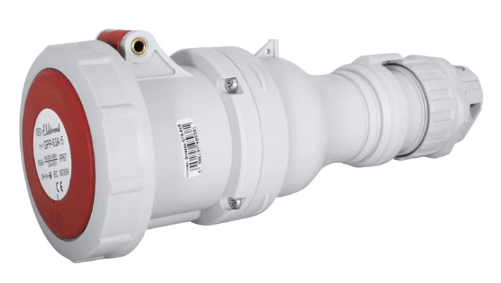 Gniazdo przenośne 63A 5P 400V czerwone TWIST GPP 63/5 IP67 921878