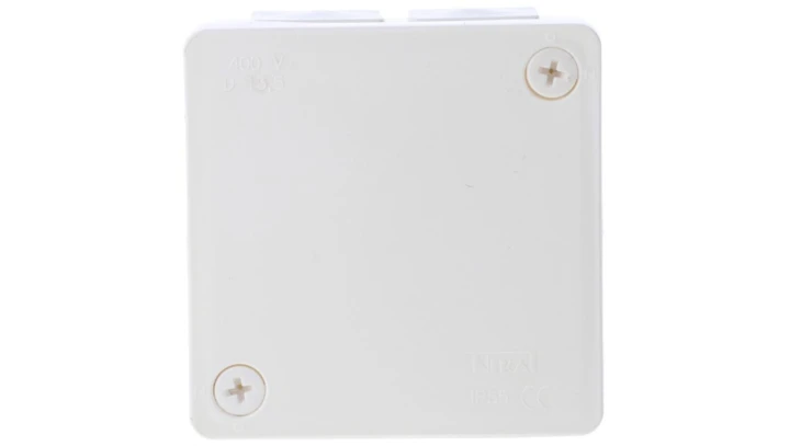 Puszka n/t hermetyczna pusta 86x86x40mm IP55 biała VP 022-01 61.125