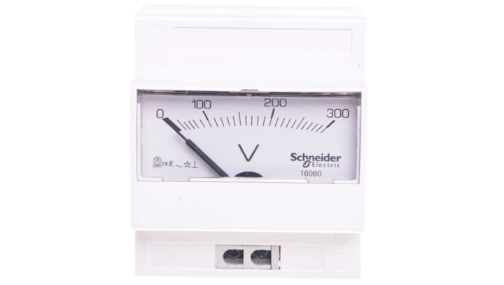 Woltomierz 1-fazowy analogowy modułowy 0-300V VLT 16060