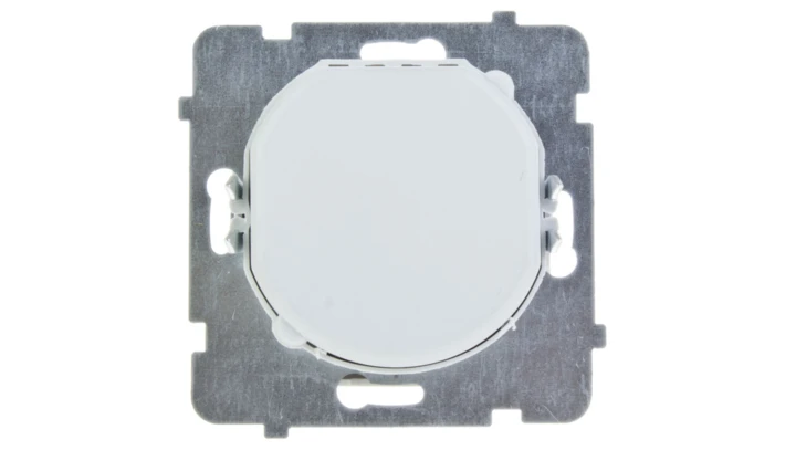 KARO Ściemniacz przyciskowo-obrotowy /żarowy i halogenowy/ ecru perłowy ŁP-8S/m/42