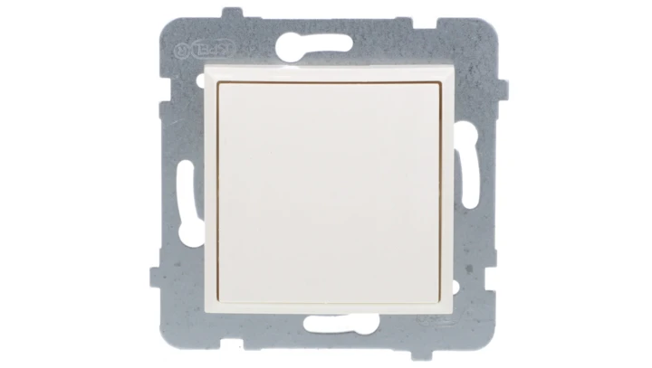 ARIA Łącznik jednobiegunowy ecru ŁP-1U/m/27