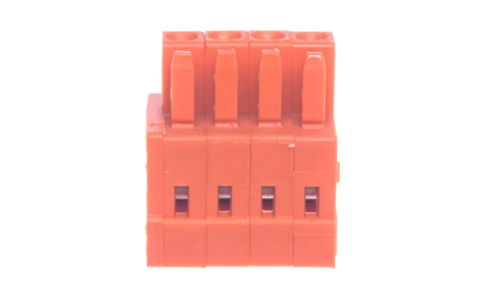 Gniazdo MCS-MINI Classic 4-biegunowe pomarańczowe raster 3,81 mm 734-204 /100szt./