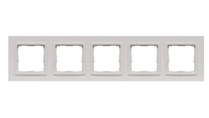 VENA2 Ramka pięciokrotna biała 520485