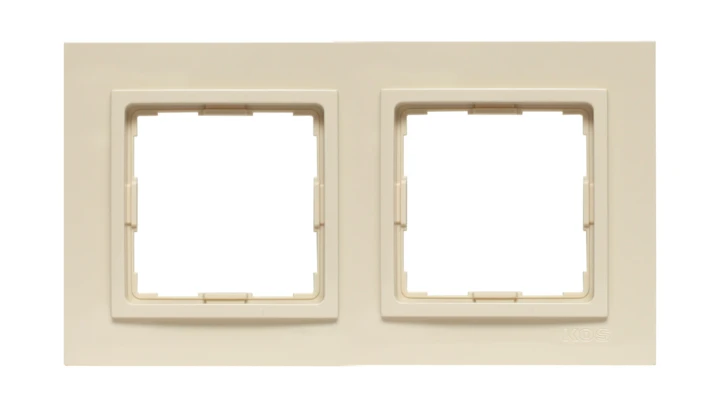 VENA2 Ramka podwójna krem 520382