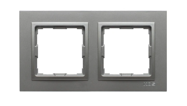 VENA2 Ramka podwójna aluminium 524082