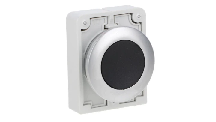 Napęd przycisku 30mm płaski czarny z samopowrotem M30C-FD-S 182959