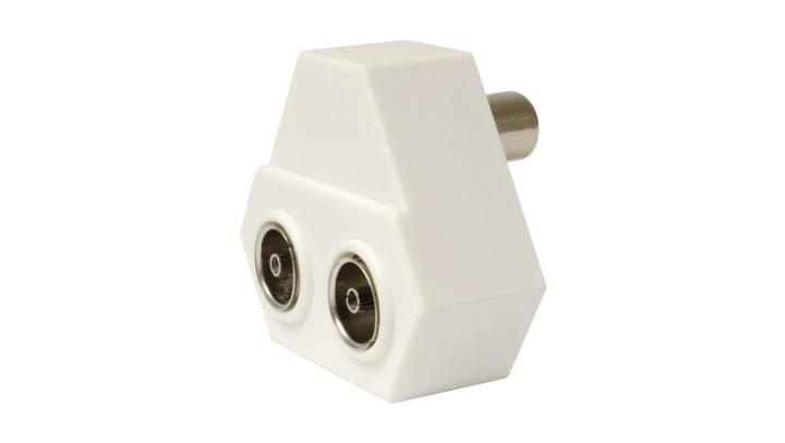 Rozdzielacz sygnału TV splitter 1x IEC / 2x IEC UR01