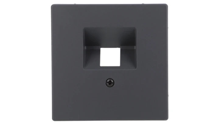 Merten System D Plakietka gniazda komputerowego 2xRJ45 antracyt MTN4522-6034