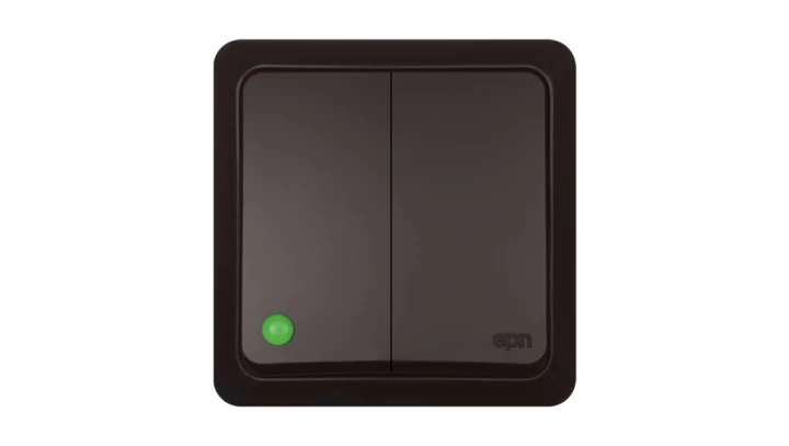 BERG Łącznik świecznikowy n/t 10AX IP20 brązowy 3711-05