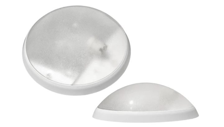 Plafoniera PANTERA 25W E27 biały pierścień, klosz przeźroczysty D.3190